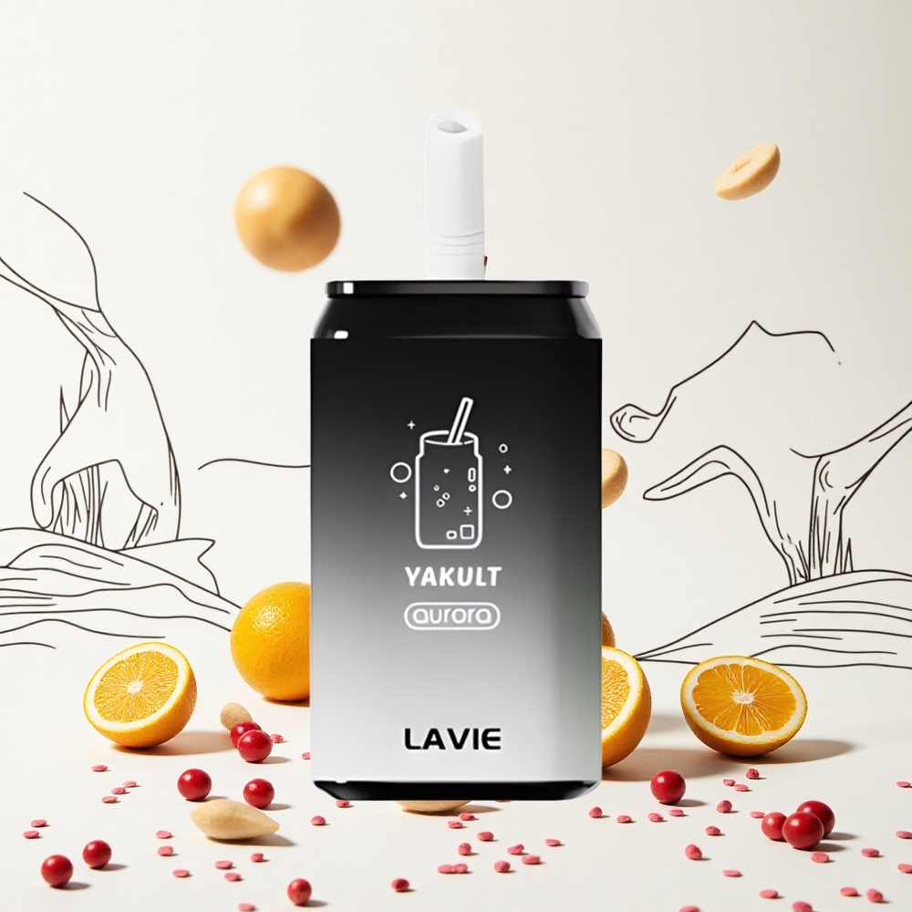 Lavie Aurora 11000 Puffs Eldobható Vape Yakult 22ML E-liquid kapacitás 650mAh Akkumulátor kapacitás Hungary Vapes