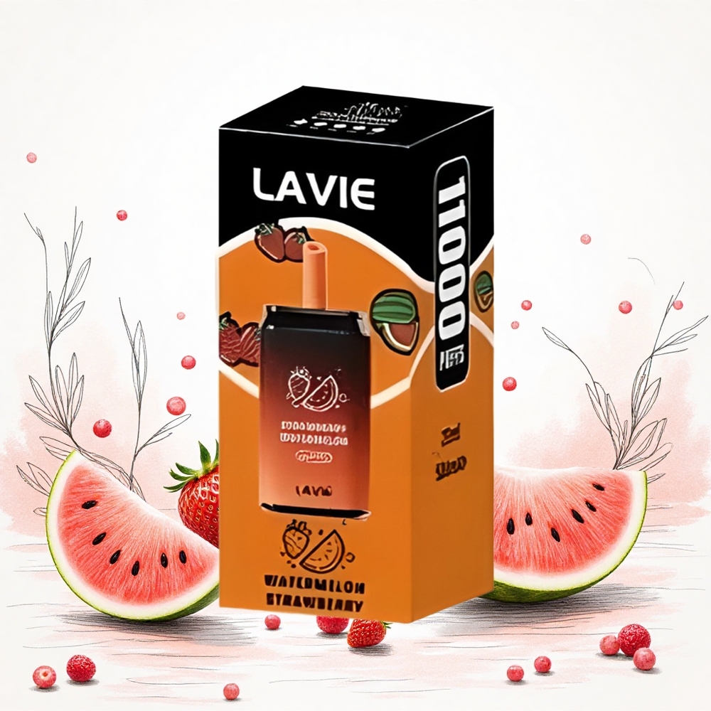 Lavie Aurora 11000 Puffs Eper Dinnye 22ML E-liquid 650mAh Akkumulátor Hungary Vapes