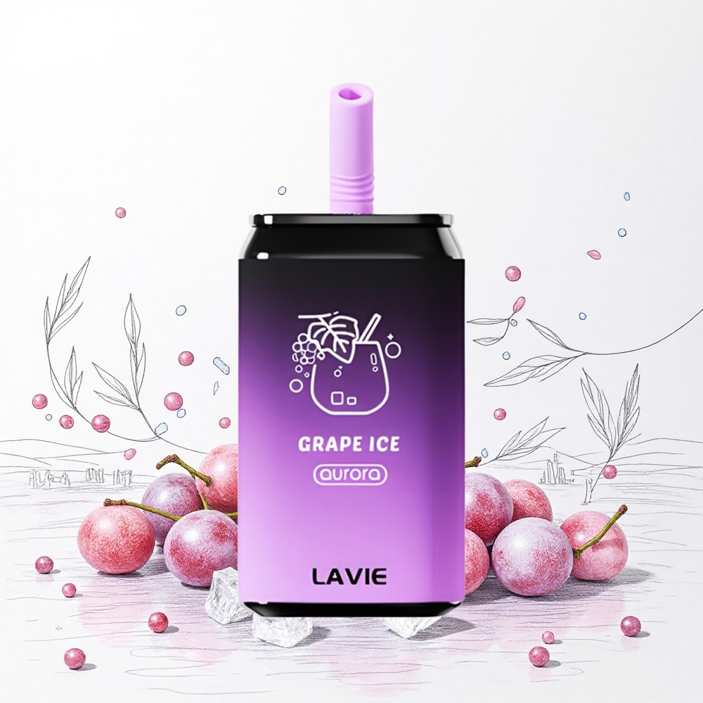 Lavie Aurora 11000 Puffs Grape Ice (Tömeg 0095 kg Nikotintartalom 0 2 5) Hungary Vapes