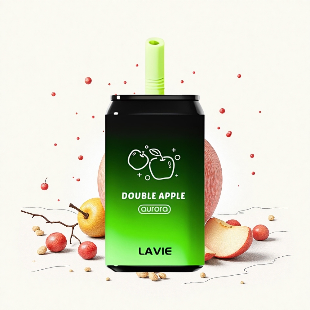 Lavie Aurora 11000 Puffs Kettős Alma (22ML 650mAh) Hungary Vapes