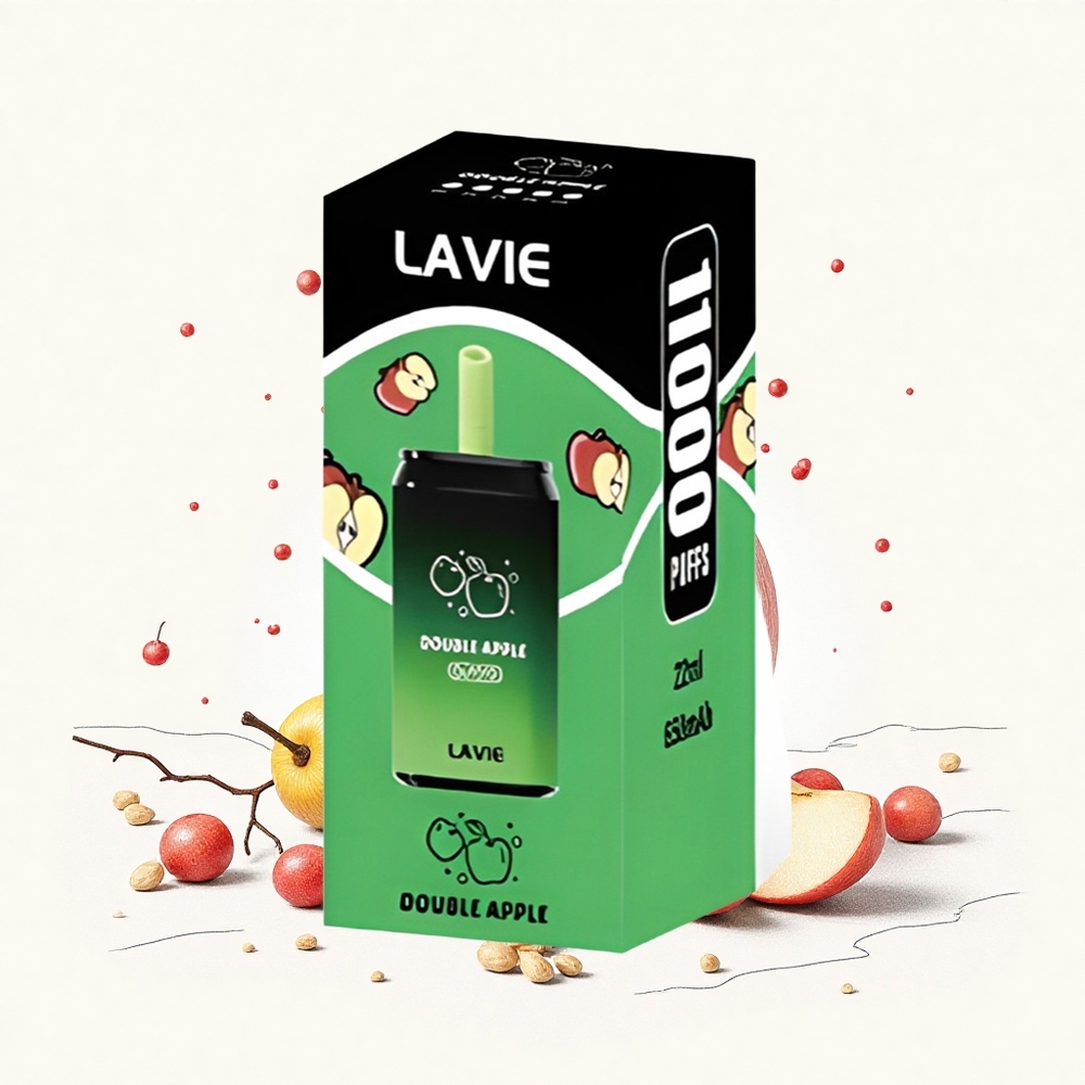 Lavie Aurora 11000 Puffs Kettős Alma (22ML 650mAh) Hungary Vapes