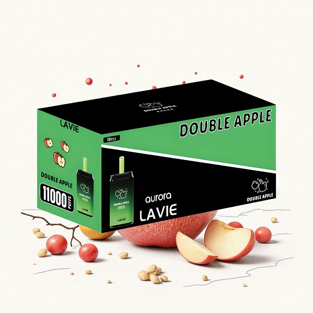 Lavie Aurora 11000 Puffs Kettős Alma (22ML 650mAh) Hungary Vapes