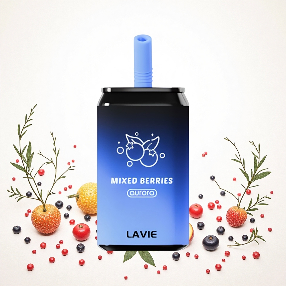 Lavie Aurora 11000 Puffs vegyesbogyók (Mixed Berries) 22ML e-liquid kapacitás 650mAh akkumulátor kapacitás Hungary Vapes