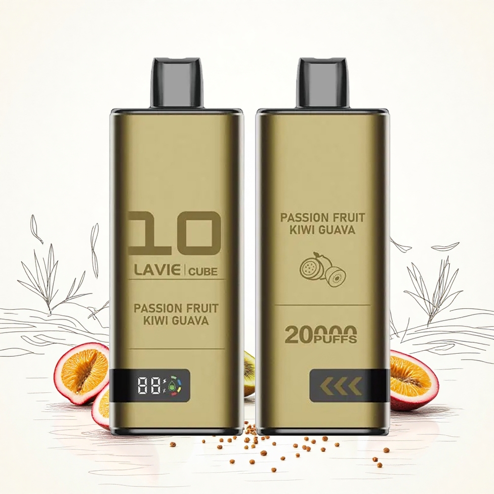 Lavie Cube 20000 Puffs Passiógyümölcs Kivi Guava 28ML 600mAh Hungary Vapes