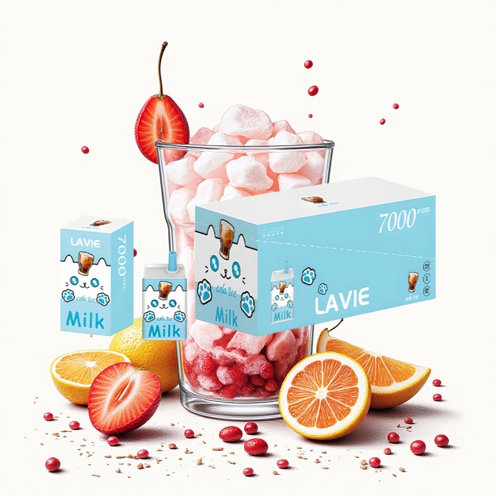 Lavie Milk 7000 Puffs Cola Jég 37 34 65 cm 16ML Hungary Vapes