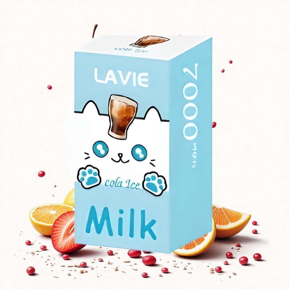 Lavie Milk 7000 Puffs Cola Jég 37 34 65 cm 16ML Hungary Vapes