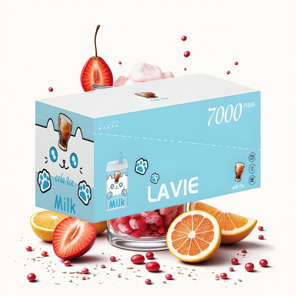 Lavie Milk 7000 Puffs Cola Jég 37 34 65 cm 16ML Hungary Vapes