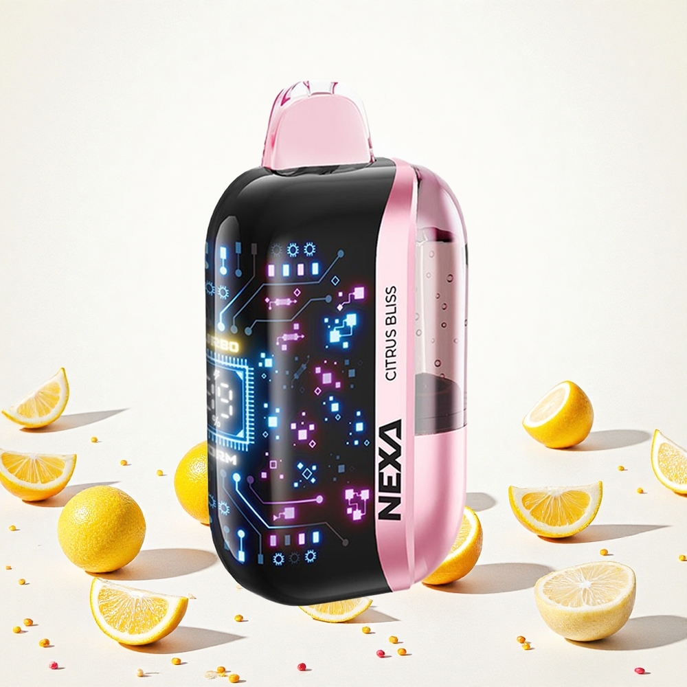 NEXA Ultra 50000 Puffs Citrom Öröm 20ml Előre Töltött Kapacitás 800mah Akkumulátor Kapacitás Hungary Vapes