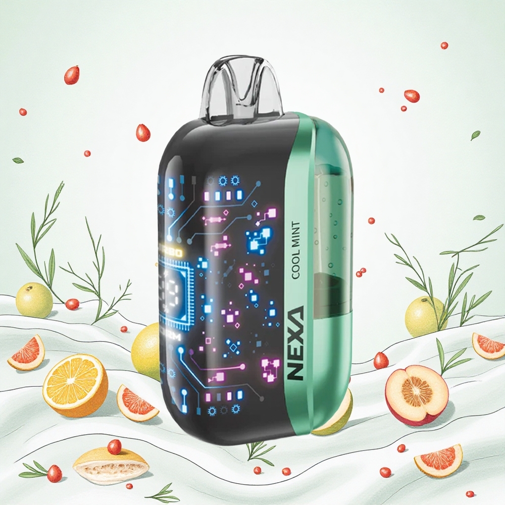 NEXA Ultra 50000 Puffs Cool Menta (20ml Előre Töltött Tartalom 800mah Akkumulátor Kapacitás) Hungary Vapes