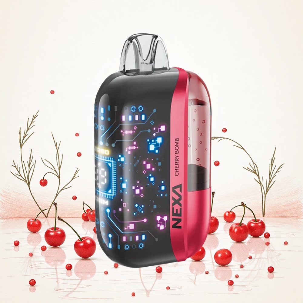 NEXA Ultra 50000 Puffs Cseresznye Doboz 20ml Előre Töltött Kapacitás 800mah Akkumulátor Kapacitás Hungary Vapes