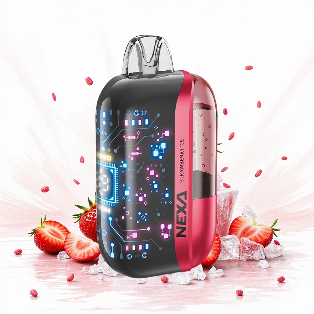 NEXA Ultra 50000 Puffs Eper Jeg Kapacitás 20ml Akkumulátor Kapacitás 800mah Hungary Vapes
