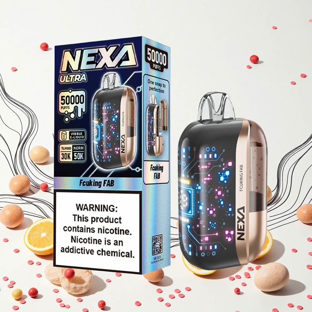 NEXA Ultra 50000 Puffs Fcuking Fab (20ml Előre Töltött Tartalom 800mah Akkumulátor Kapacitás) Hungary Vapes