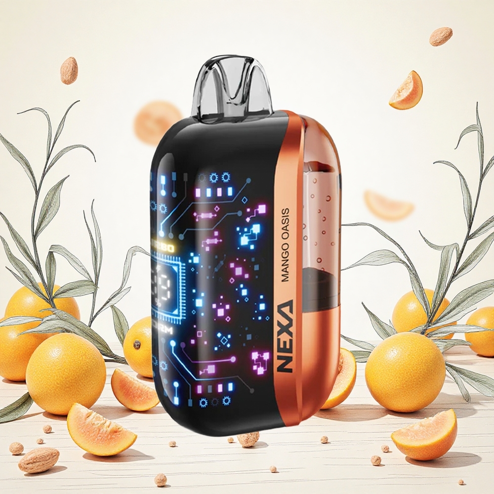 NEXA Ultra 50000 Puffs Manga Oázis 20ml előre töltött kapacitás 800mah akkumulátor kapacitás Hungary Vapes