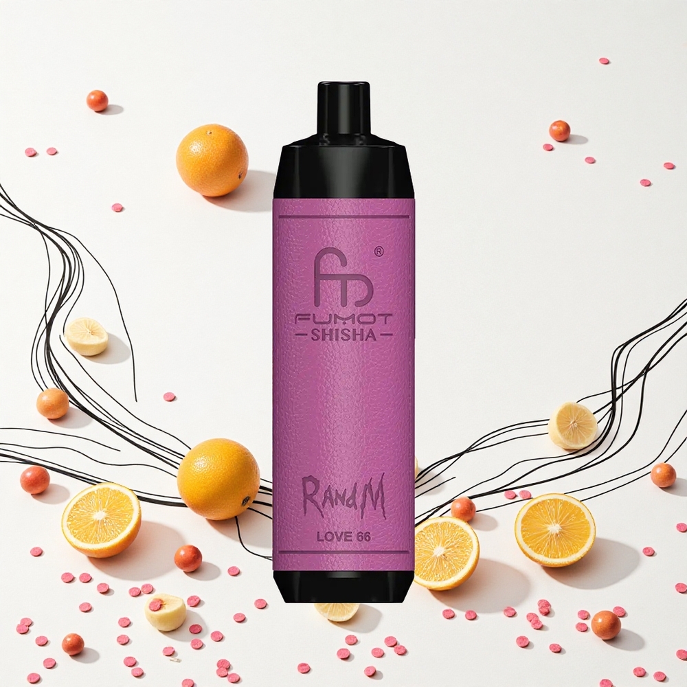 RandM Fumot Shisha 10000 Puffs Love 66 (Szerelmes) 18ml Előre Töltött E-liquid 850 mAh Akkumulátor Hungary Vapes