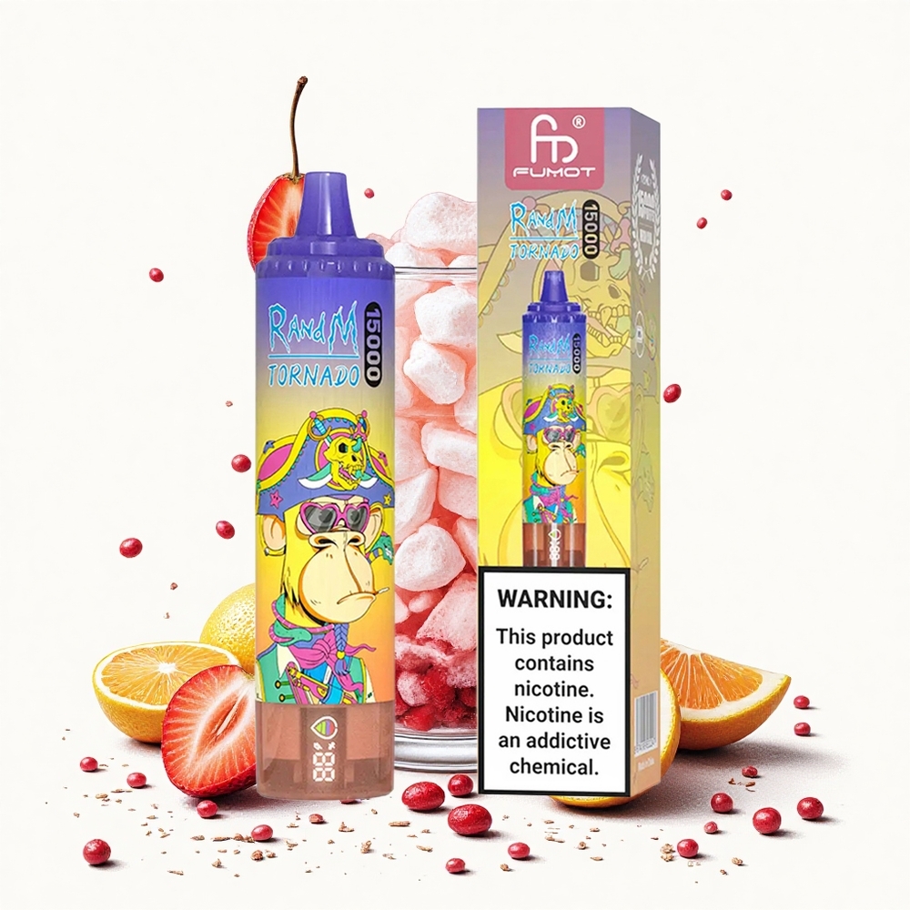 RandM Fumot Tornado 15000 Puffs Cola Jég 25ml Folyadéktartalom 850mAh Akkumulátor Hungary Vapes