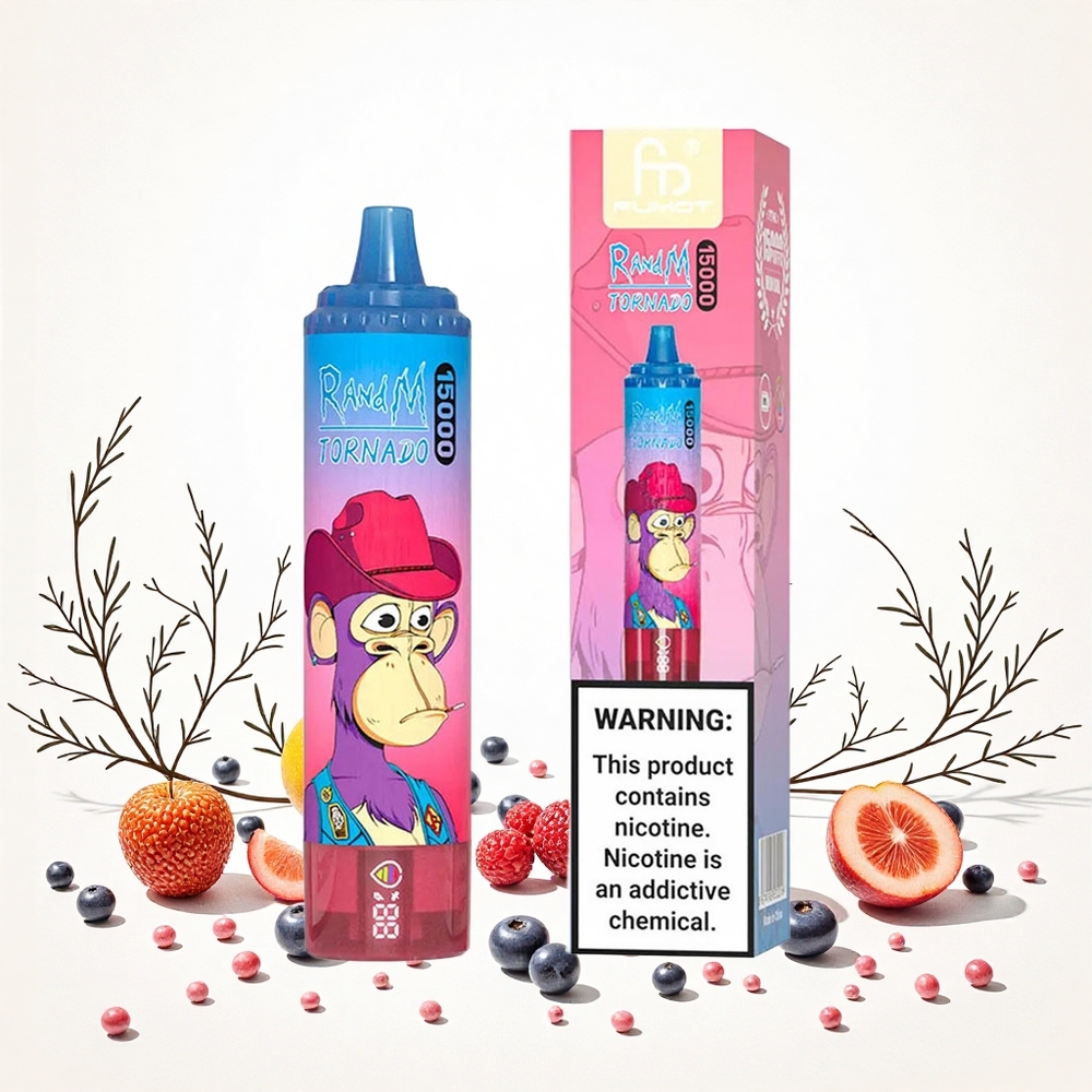 RandM Fumot Tornado 15000 Puffs Mixed Berry (25ml folyadékkapacitás 850mAh akkumulátor) Hungary Vapes