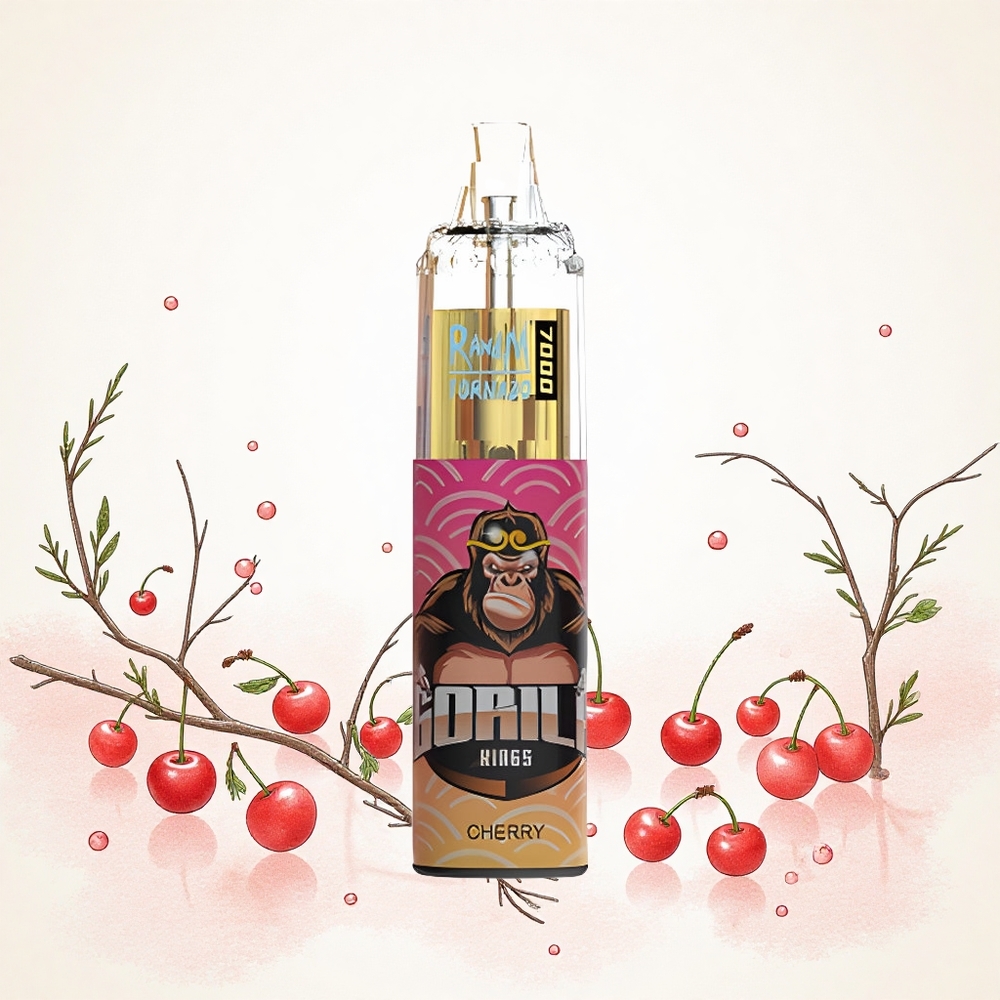 RandM Fumot Tornado 7000 Böfögés Eldobható E-cigaretta Cseresznye 14 ML E-liquid 850 MAH Batteria Hungary Vapes