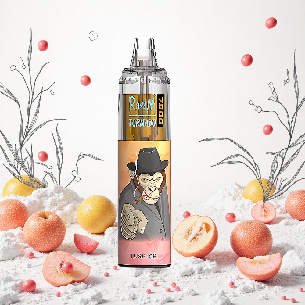 RandM Fumot Tornado 7000 Lakt Jég 14 ML E-liquid 850 MAH Battery Hungary Vapes