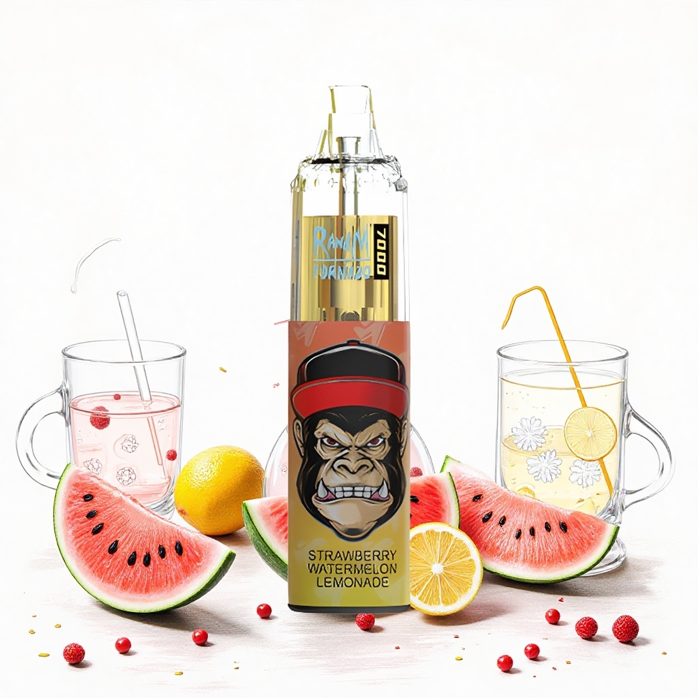 RandM Fumot Tornado 7000 Puffs 14 ML E-liquid Eper Dinnye Limonád Hungary Vapes
