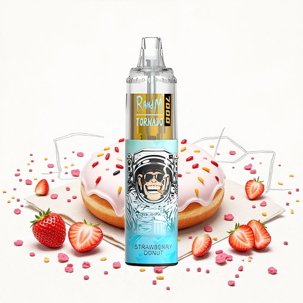 RandM Fumot Tornado 7000 Puffs 14 ML E-liquid Eper Fánk Hungary Vapes