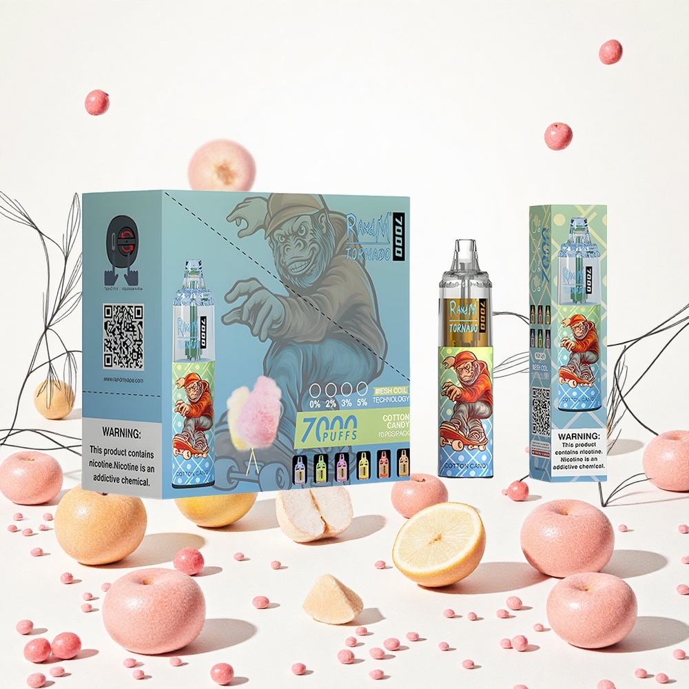 RandM Fumot Tornado 7000 Puffs 14 ML E-liquid Mészcukor Hungary Vapes