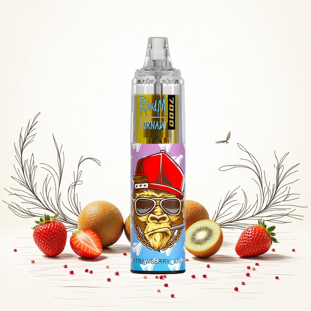 RandM Fumot Tornado 7000 Puffs Egres Málna 14 ML E-liquid 850 MAH Battery Hungary Vapes
