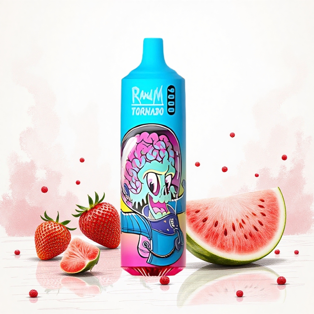RandM Fumot Tornado 9000 Puffs (9000 Böf) 18 mL E-liquid (18 mL E-liquid) eper görögdinnye Prime Hungary Vapes
