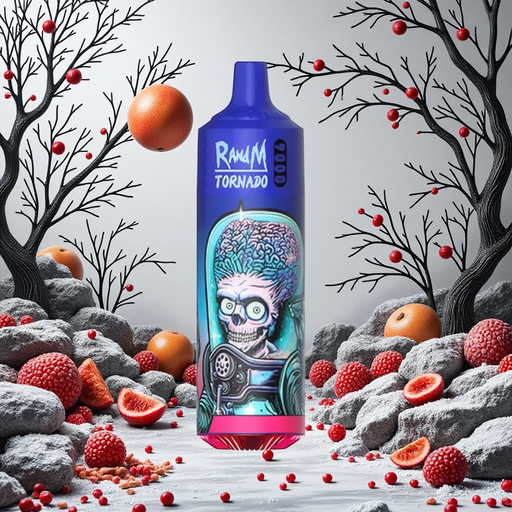 RandM Fumot Tornado 9000 Puffs Black Ice (9000 Füst 18 mL E-liquid) Hungary Vapes