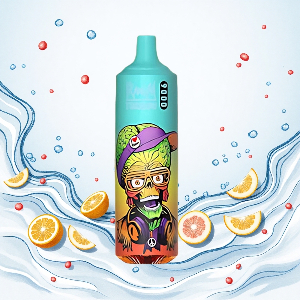 RandM Fumot Tornado 9000 Puffs Eldobható E-cigaretta 9000 Puffs és 18 mL E-liquid Kékjég (Bluelicious Ice) Hungary Vapes
