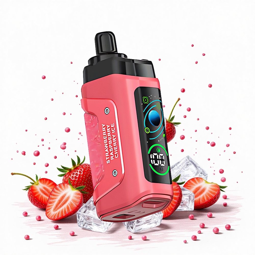 Razz Bar 45000 Puffs Egyhasználatos Vape Eper Cseresznye Jég 10 Ohm Mesh Coil 650 Mah Akkumulátor Hungary Vapes