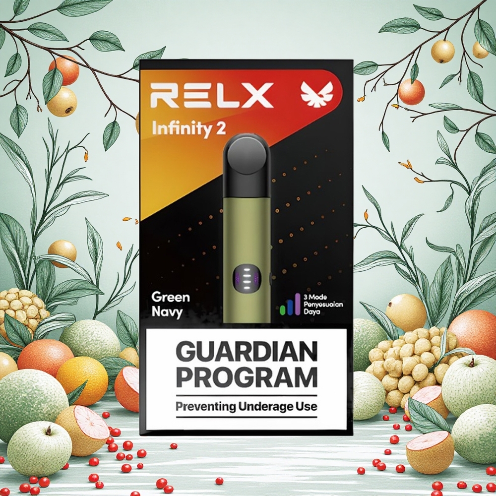 Relx Infinity 2 600-650 Puffs Pod Kapacitás 19 ml Zöld-tengerészet Hungary Vapes