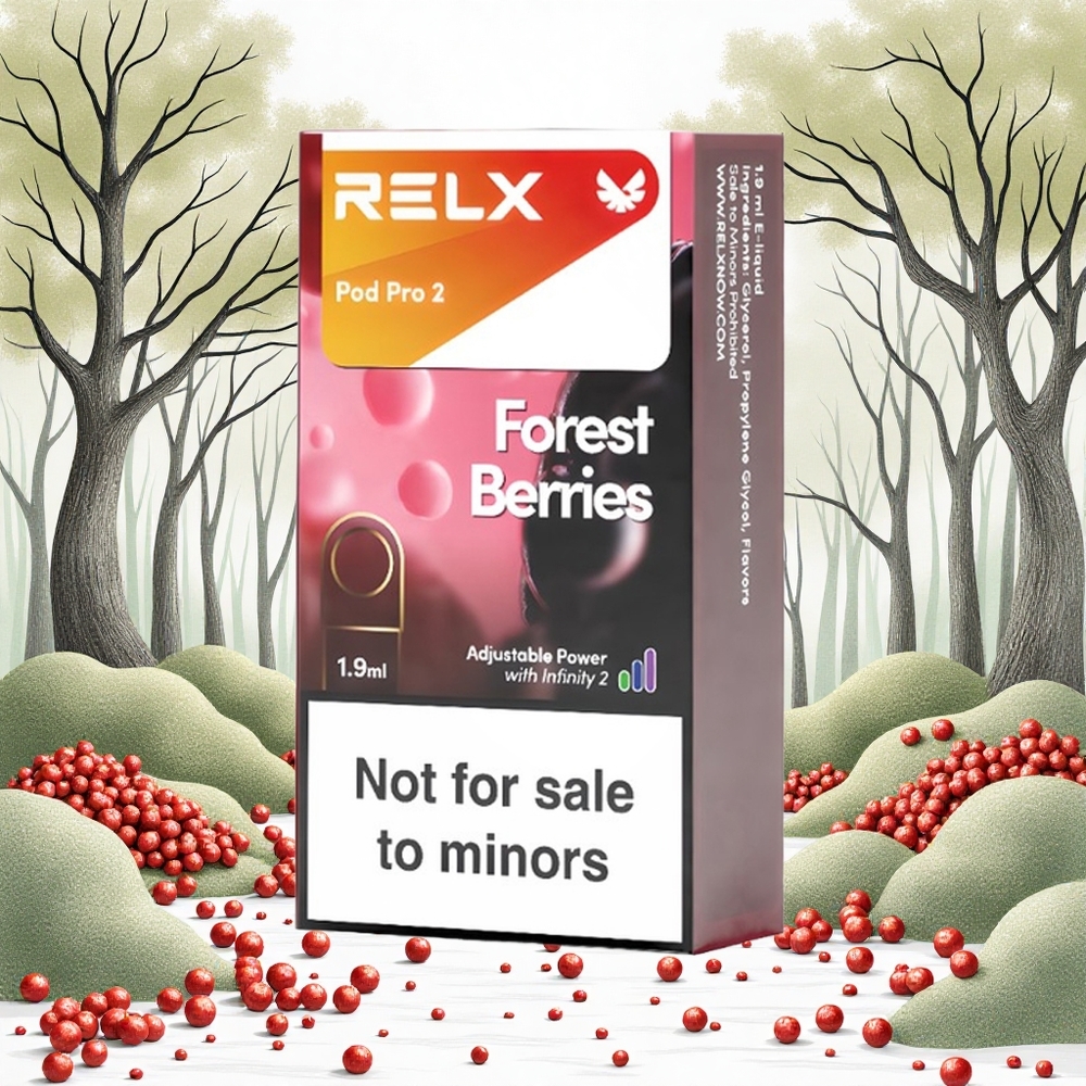 Relx Pod Pro 2 600 Puffs Erdélyi bogyók 0 nikotin 19ml e-liqued Hungary Vapes