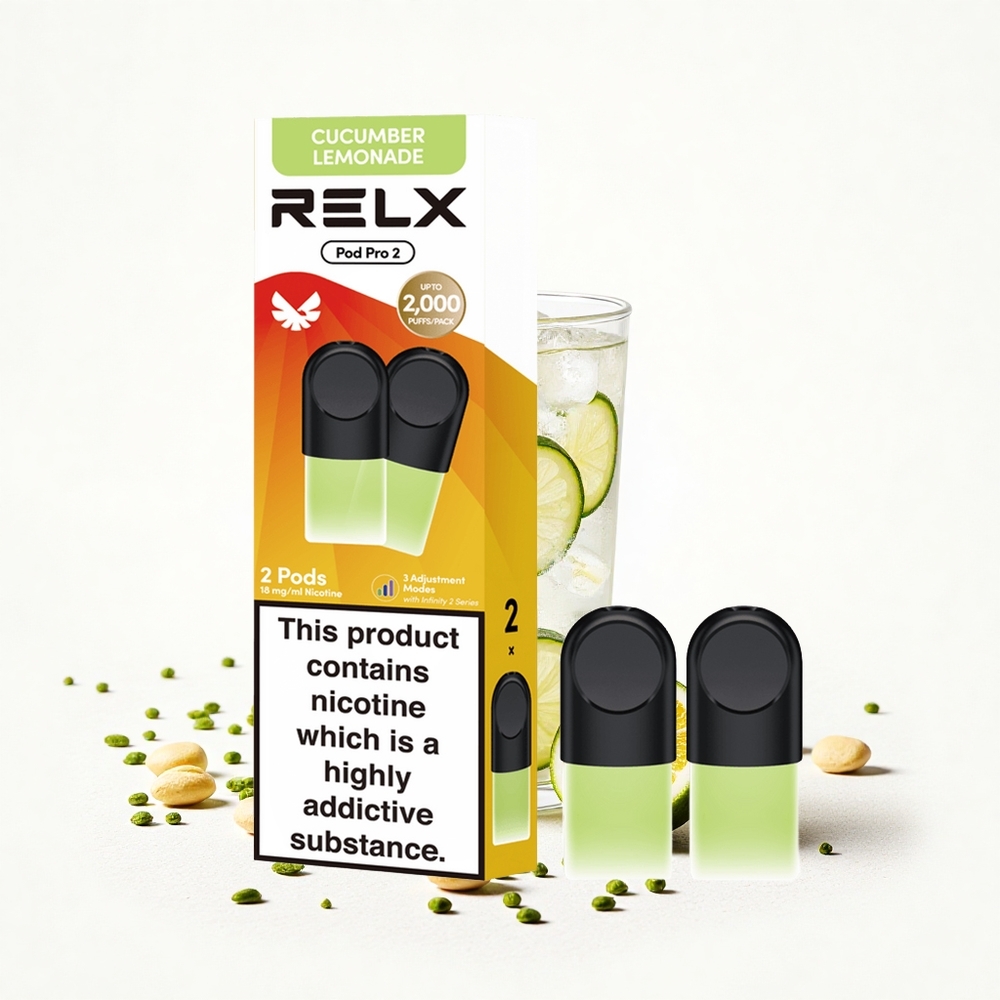 Relx Pod Pro 2 600 Puffs Ital-Komló Limonád Nikotintartalom18 Hungary Vapes