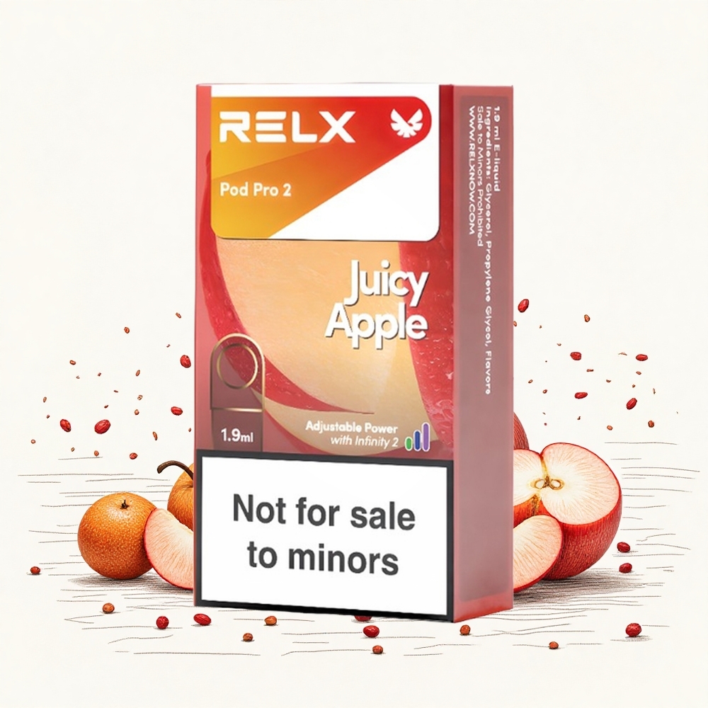 Relx Pod Pro 2 600 Puffs Juicy Alma (0 nikotin 19ml) Hungary Vapes