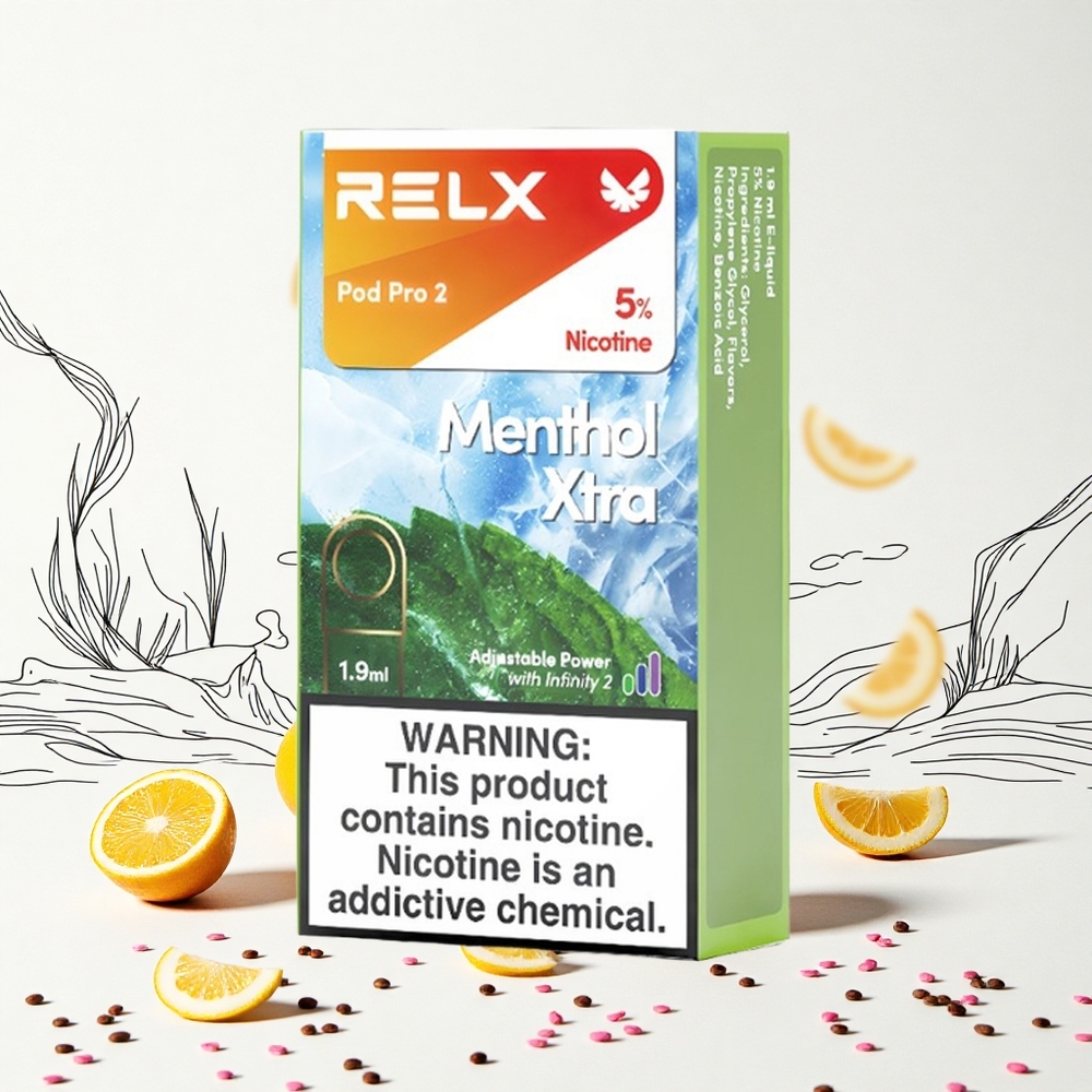 Relx Pod Pro 2 600 Puffs Mentol Xtra Nikotintartalom 5 Hungary Vapes