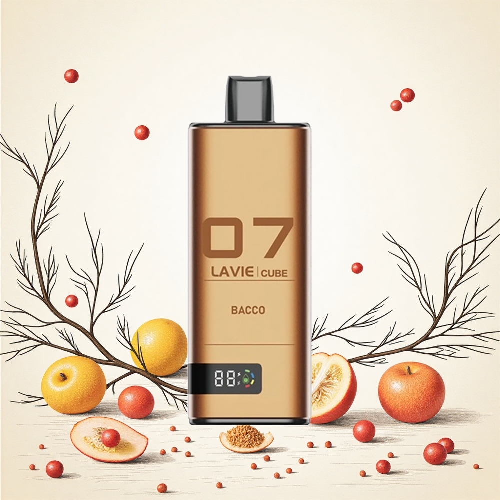 Lavie Cube 20000 Puffs Egy használatos e-cigaretta Bacco 2%,5% sózott nikotin 28ML folyadék Hungary Vapes